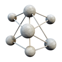 wonderful vintage Connected Network Nodes White Lines Isolated Element premium png