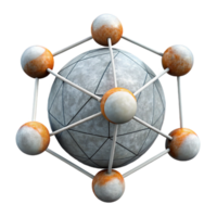 magnificent rustic Connected Network Nodes White Lines Isolated Element premium png