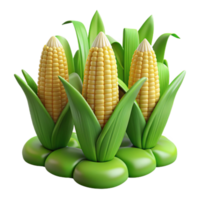 extraordinary rustic Corn Field Green Stalks Ripe Ears Transparent Background high resolution png