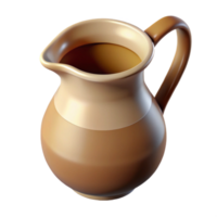 impressive artistic Creamer Pitcher Cutout with Elegant Design high resolution png
