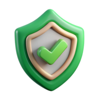 beautiful modern Cybersecurity Compliance Icon Green Checkmark Cutout premium png
