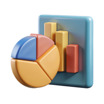 straordinario rustico dati analisi grafico con torta grafico isolato genuino png