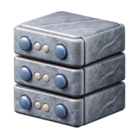 serene rustic Data Center Infrastructure Icon Gray Server Rack Transparent Background original png