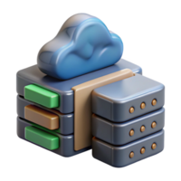 magnificent rustic Data Center with Servers Isolated Element exclusive png