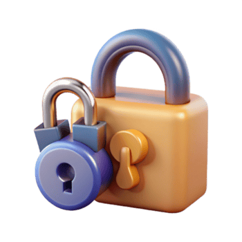 beschwingt rustikal Daten Verschlüsselung Schlüssel mit Kette ausgeschnitten Sicherheit Element hoch Auflösung png