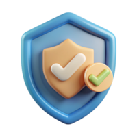 beautiful creative Data Security Measures Icon with Shield and Checkmark Isolated on White original png