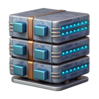 beautiful creative Data Server Rack Front View Transparent Cutout professional png