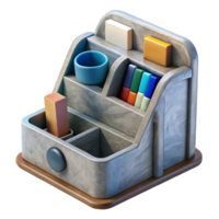 extraordinary abstract Desk Organizer with Compartments Isolated Element genuine png