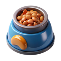 dramatic abstract Dog Bowl Filled with Food Transparent Background original png