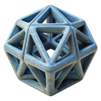 serene abstract D Printed Object Geometric Design Isolated Element genuine png