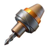 dramatic minimalist Drill Bit Sharp Point Isolated 4K png