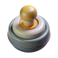 elegant rustic Drill Trigger Button Close Up Transparent Background authentic png