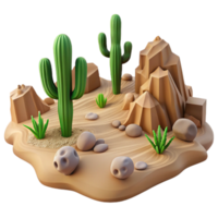impressive modern Drone Image of Desert Landscape with Rock Formations Transparent Background high resolution png