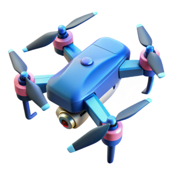 magnífico rústico zangão dentro voar topo Visão azul céu transparente fundo Prêmio png