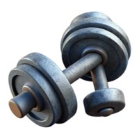 impressive contemporary Dumbbells Top View Isolated high quality png