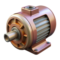 stunning abstract Electric Motor Front View Isolated high resolution png