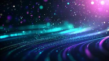 Abstract digital swirling patterns photo