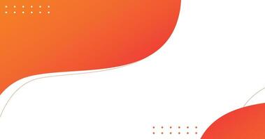 An orange and white background with a curved line vector