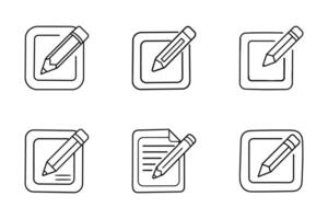 Customization Thin Line Outline Icon Set vector