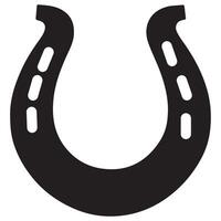 Decorative Horseshoe for Elegant Luck Symbol and Equestrian Graphics vector