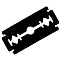 Classic Razor Blade Clean Sharp Simple Illustration vector
