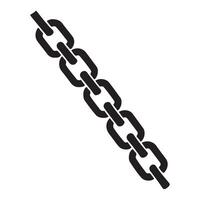 Diagonal Chain Links Illustration for Industrial Designs vector