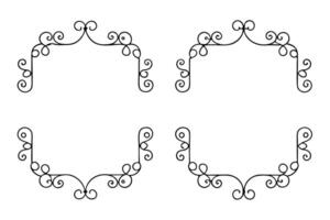 Decorative vintage frame vector