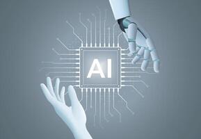 AI chip, technology, Innovation, machine learning, neural network, Artificial Intelligence vector