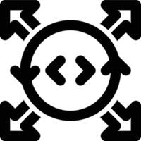 Continuous Deployment, Continuous Delivery, Continuous Outline Icon vector