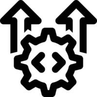 Build, Development, Programming Outline Icon vector