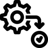Implementation, Deliverable, Output Outline Icon vector