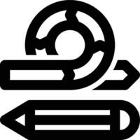 Agile Design, Project Design, Agile Outline Icon vector