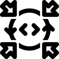 Continuous Integration, Continuous, Development Outline Icon vector