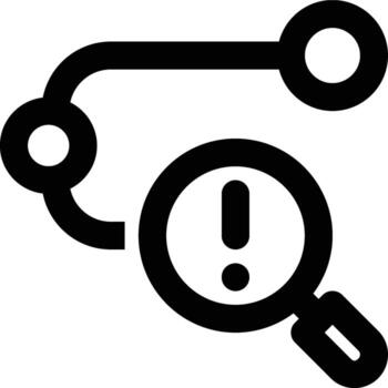 Issue Tracking, Issue, Problem Outline Icon vector