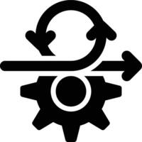 Agile Management, Agile Development, Agile Glyph Solid Icon vector