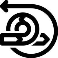 Agile Retrospective, Sprint Retrospective, Agile Outline Icon vector
