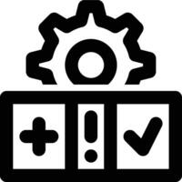 Work Status, Task Status, Task Management Outline Icon vector