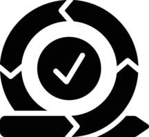 Agile Manifesto, Agile, Scrum Glyph Solid Icon vector