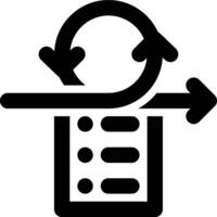 Backlog, Product Backlog, Requirement Outline Icon vector