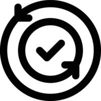 Continuity, Continuous, Iterative Outline Icon vector