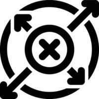 Scope Creep, Uncontrolled, Scope Outline Icon vector