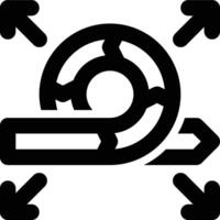 Agile Deployment, Deployment, Launch Outline Icon vector