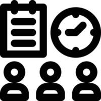 Meeting Minutes, Notes, Meeting Outline Icon vector