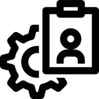 Project Manager, Project Management, User Requirements Outline Icon vector