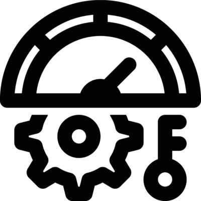 KPI, Report, Key Outline Icon