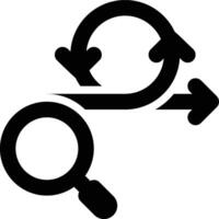 Agile Analysis, Analysis, Research Outline Icon vector