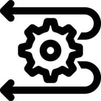 Reengineering, Rebuild, Recycle Outline Icon vector