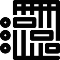 Gantt Chart, Gantt, Schedule Outline Icon vector