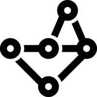 Critical Path, Method, CPM Outline Icon vector