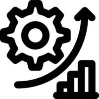 Progress, Project, Progressive Outline Icon vector